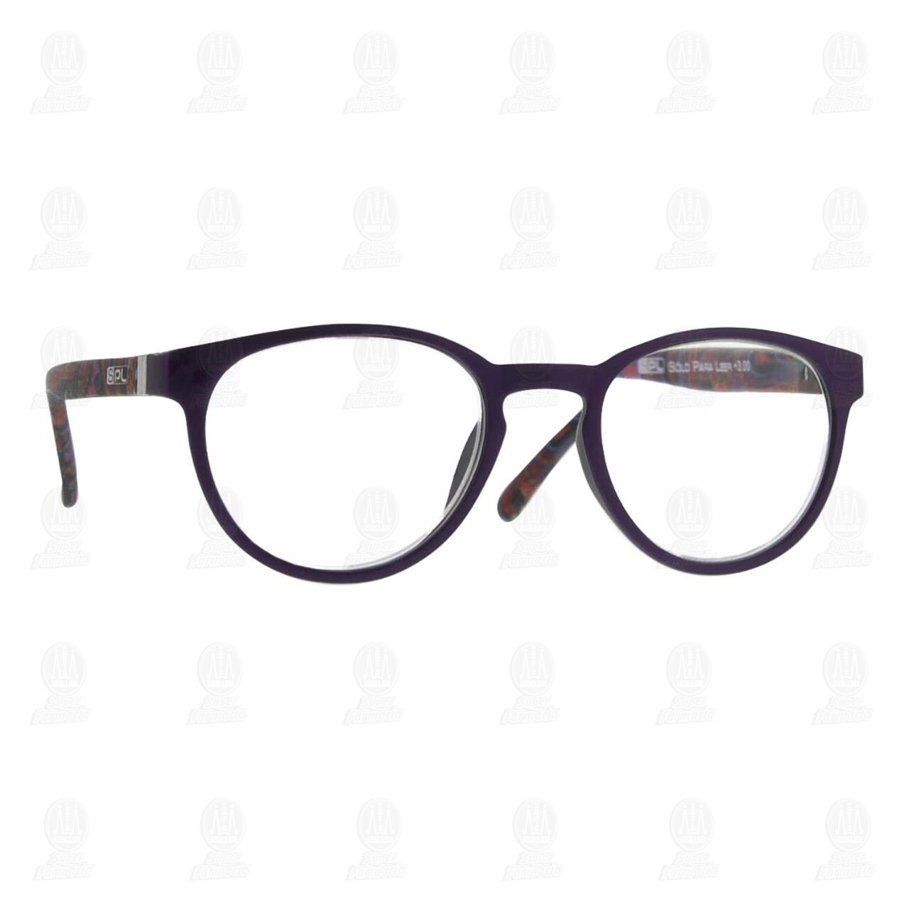 Lentes SPL para Lectura Grad. +3.00 Color Morado C/Estuche y Cord&oacute;n, 1 pz. image number 0