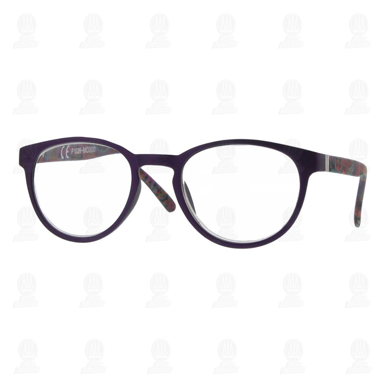 Lentes SPL para Lectura Grad. +3.00 Color Morado C/Estuche y Cord&oacute;n, 1 pz. image number 2