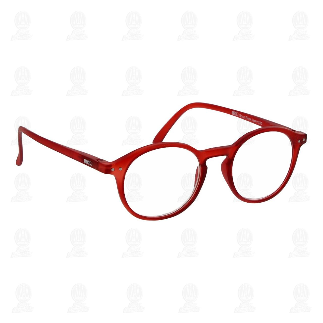 Lentes SPL para Lectura Grad. +2.00 Color Rojo C/Estuche, 1 pz. image number 4
