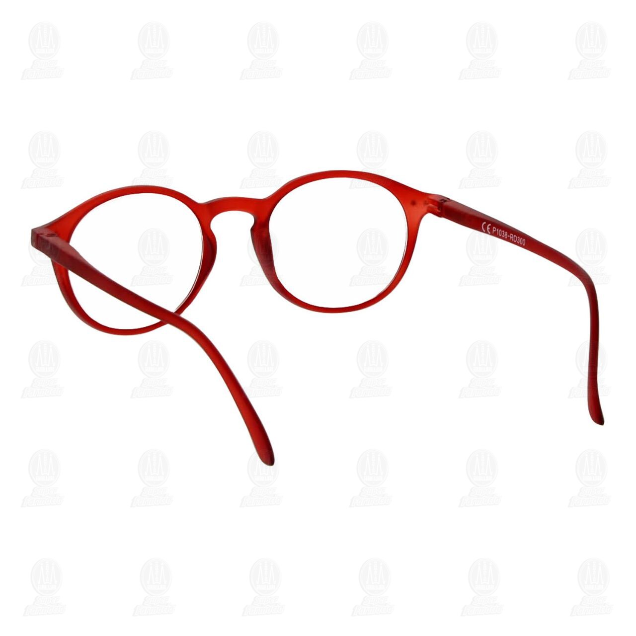 Lentes SPL para Lectura Grad. +3.00 Color Rojo C/Estuche, 1 pz. image number 1