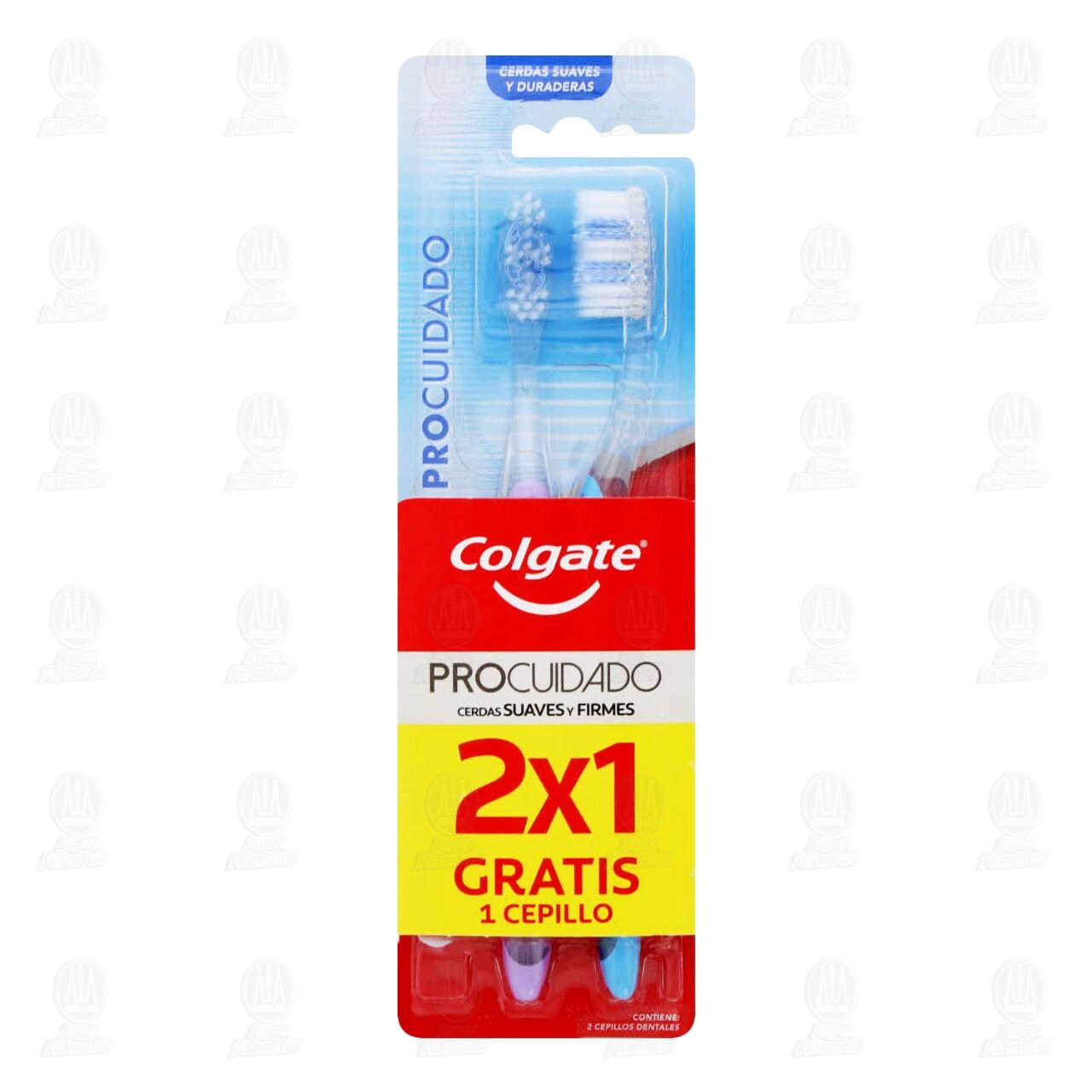 Cepillo Dental Colgate Pro Cuidado, 2 pzas. image number 0
