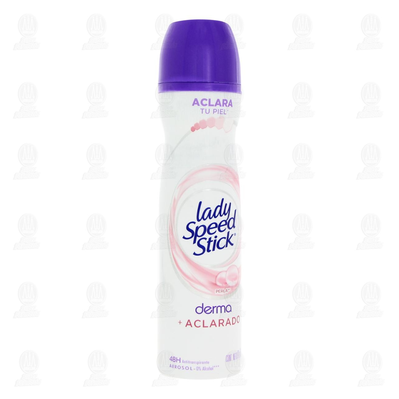 Antitranspirante Lady Speed Stick 48 H Derma + Aclarado en Aerosol, 150 ml. image number 0