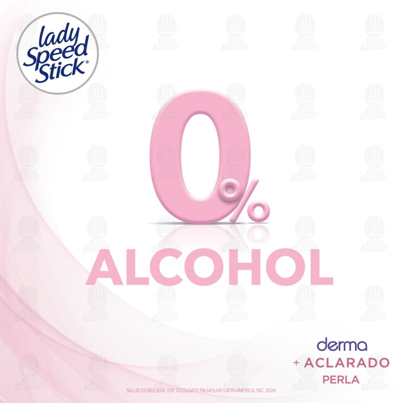 Antitranspirante Lady Speed Stick 48 H Derma + Aclarado en Aerosol, 150 ml. image number 3