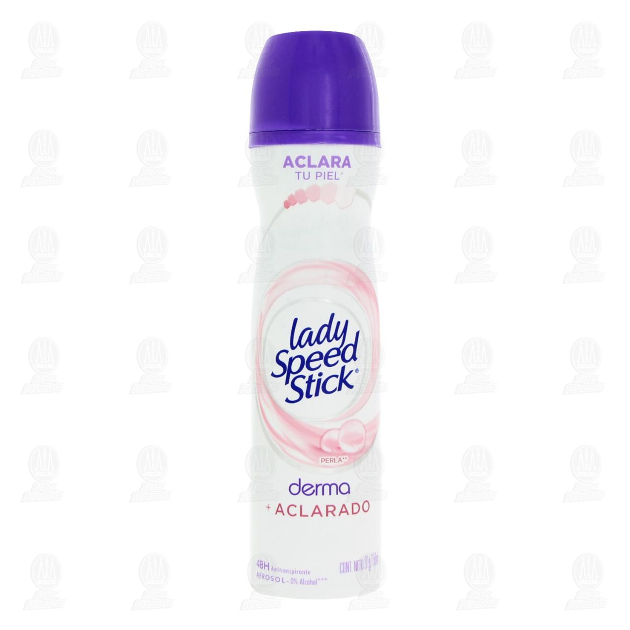 Antitranspirante Lady Speed Stick 48 H Derma + Aclarado en Aerosol, 150 ml. image number 1