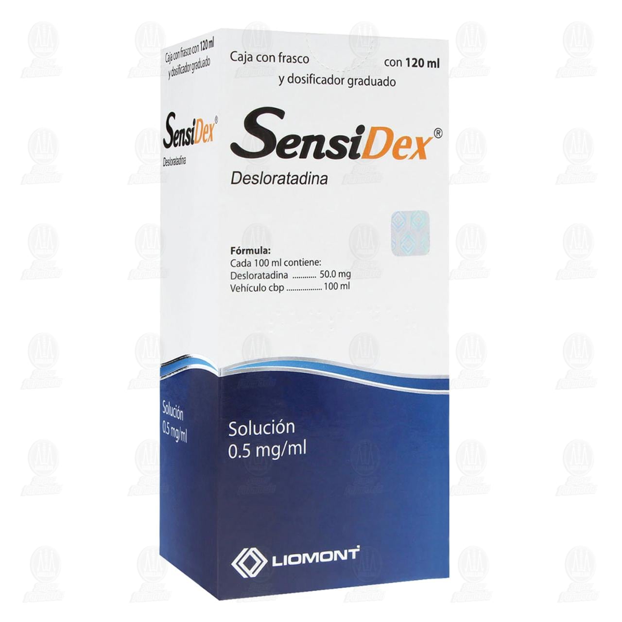 SensiDex 50.0 mg Solución, 120 ml.