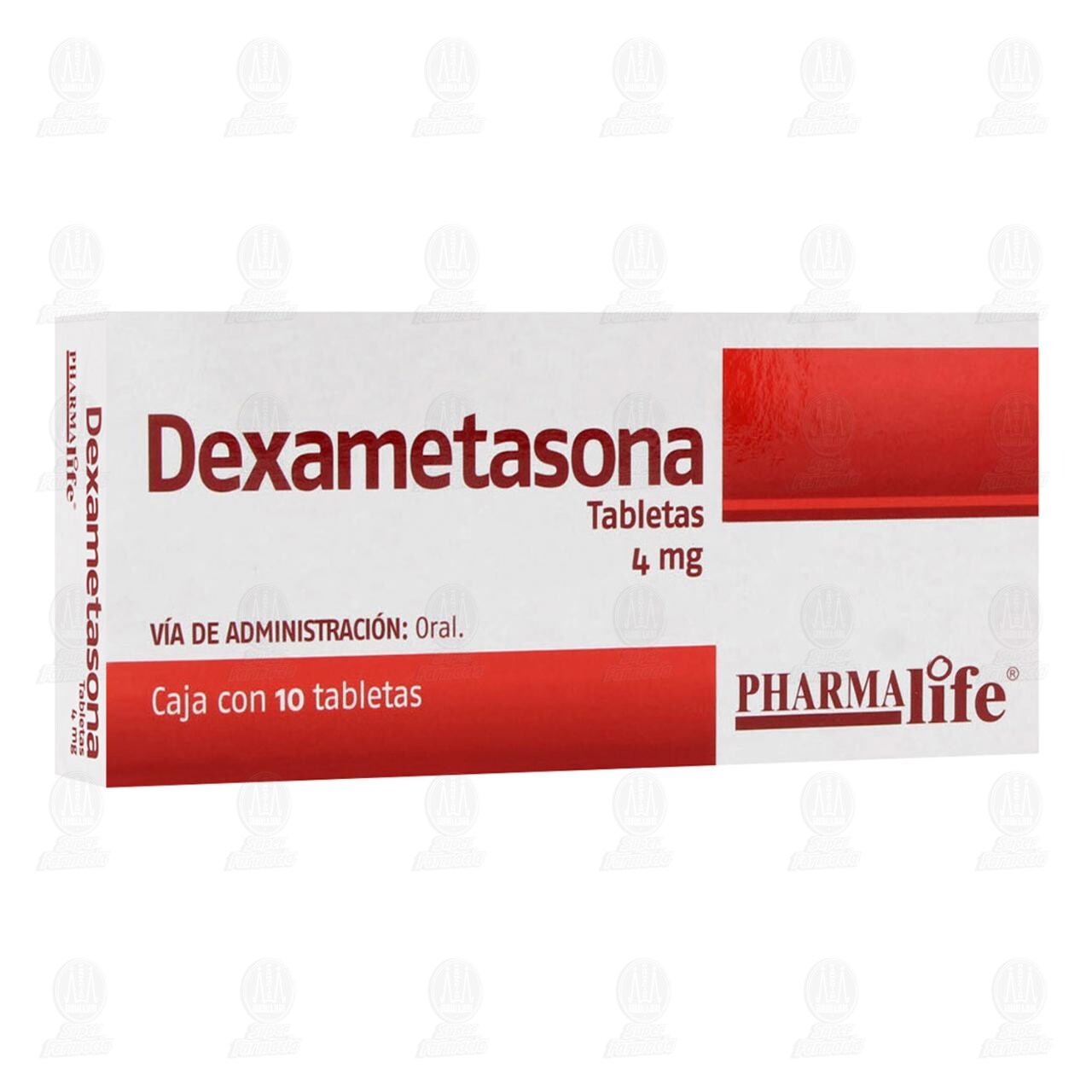 Dexametasona 4 mg, 10 Tabletas Pharmalife.