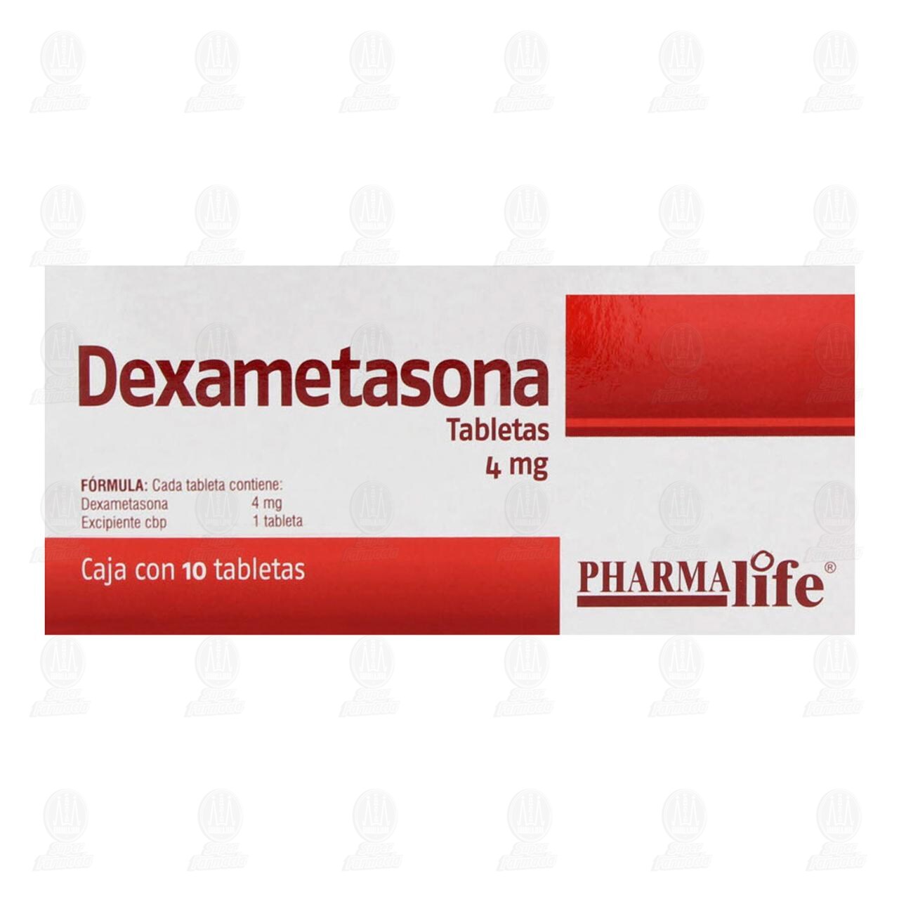 Dexametasona 4 mg, 10 Tabletas Pharmalife. image number 2