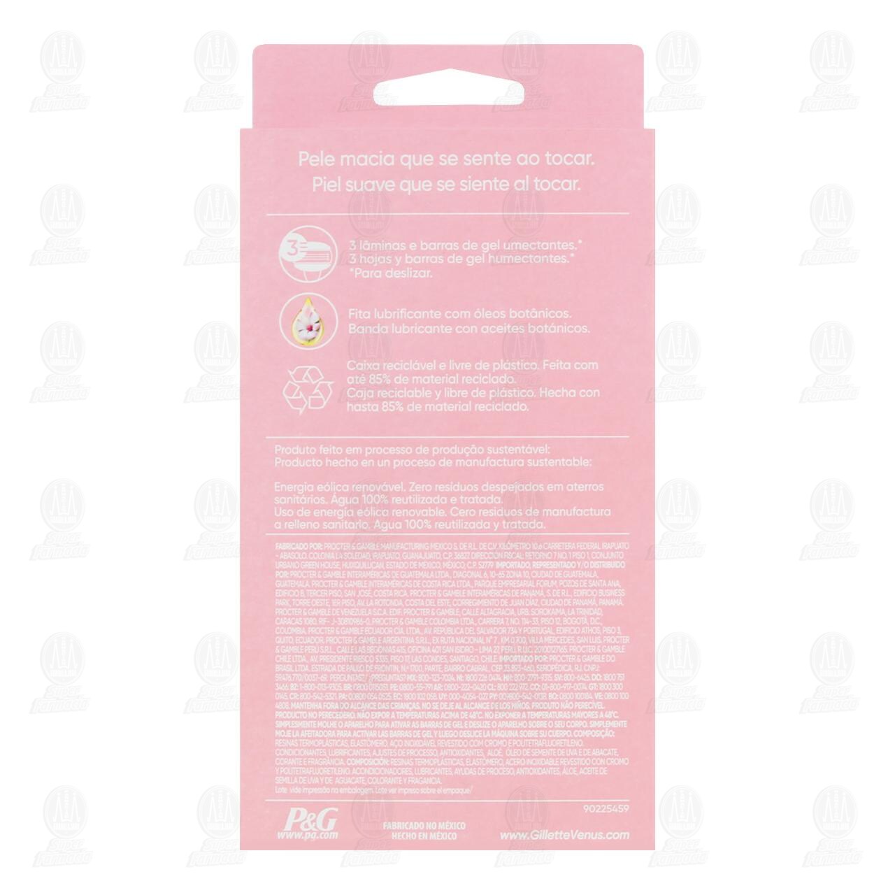 M&aacute;quina para Afeitar Gillette Venus Spa Recargable, 1 pz. image number 2