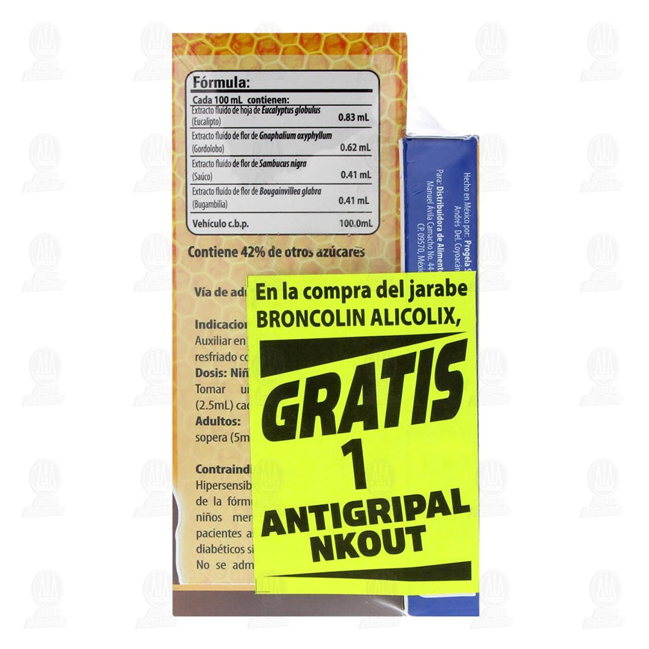 Broncolin Alicolix Jarabe, 140 ml. image number 3