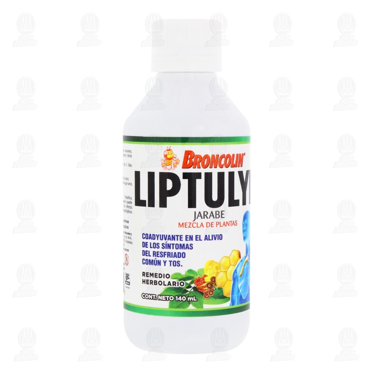 Broncolin Liptulyn Jarabe, 140 ml. image number 0