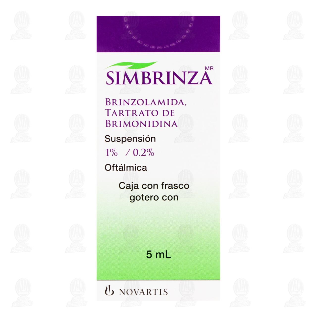 Simbrinza 1%/0.2% Suspensi&oacute;n Oft&aacute;lmica, 5 ml. image number 1