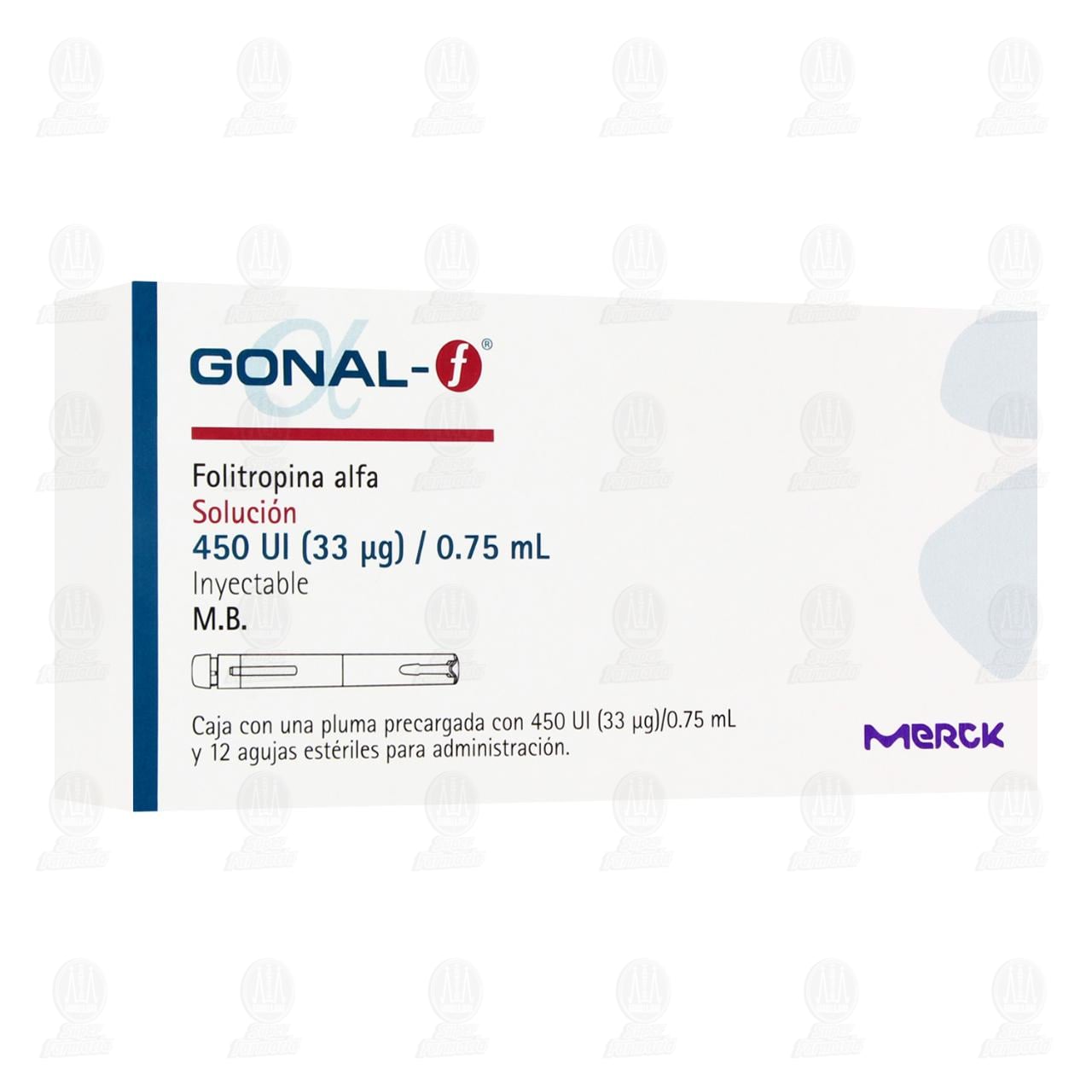 Gonal-F 450UI/0.75ml Soluci&oacute;n Inyectable, 1 Pluma Precargada.