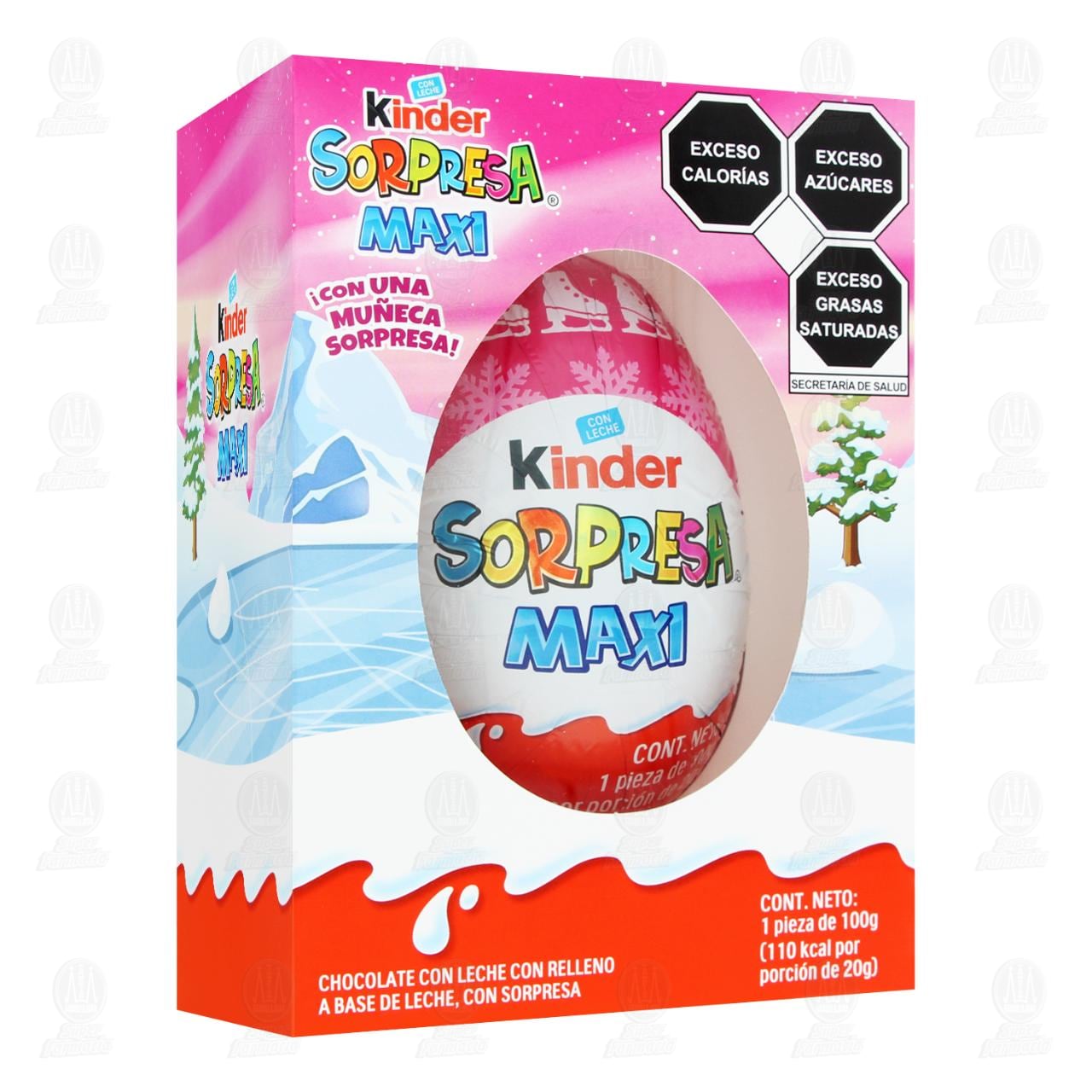 Huevo de Chocolate Kinder Sorpresa Maxi Huevo con Sorpresa, 100 gr. image number 0