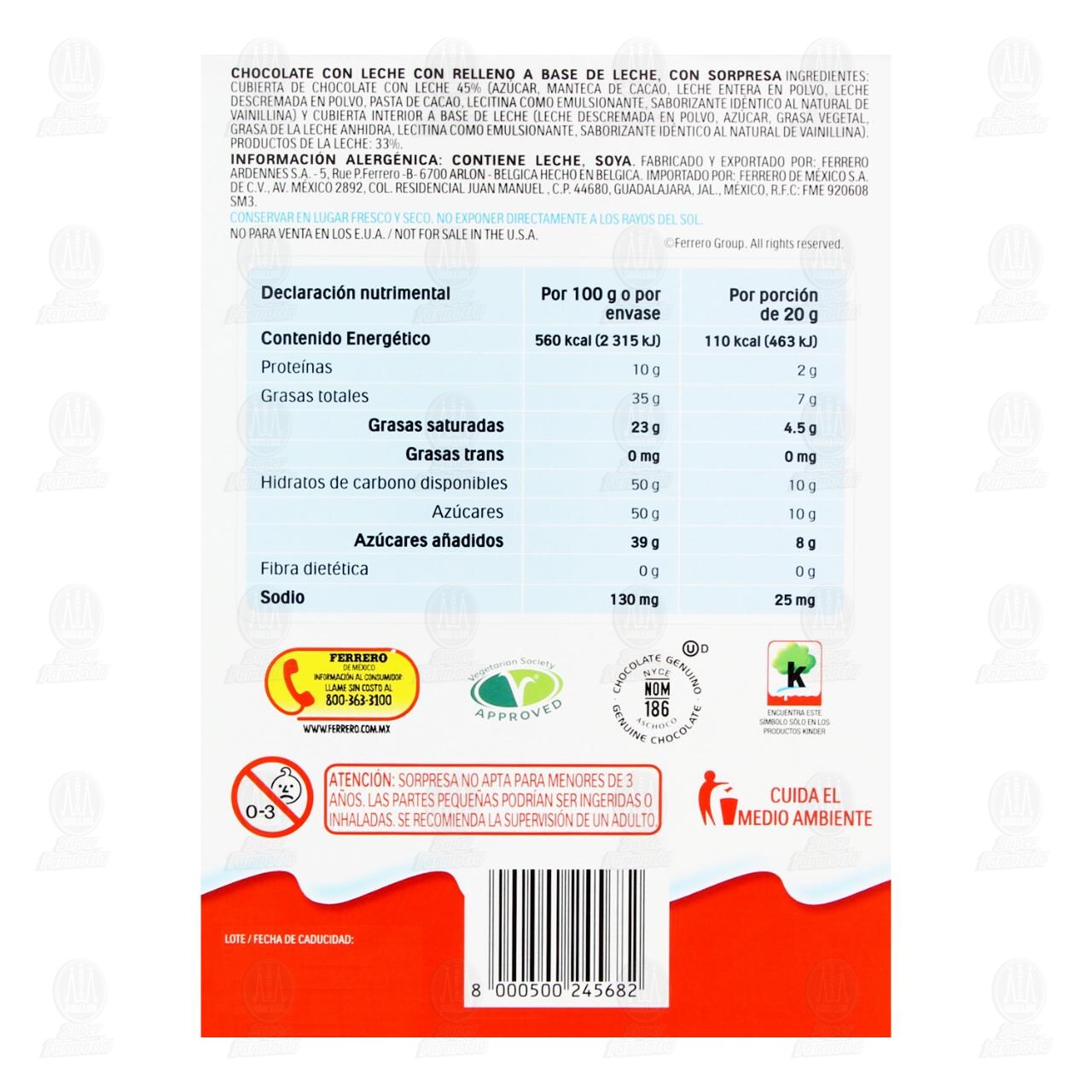 Huevo de Chocolate Kinder Sorpresa Maxi Huevo con Sorpresa, 100 gr. image number 2