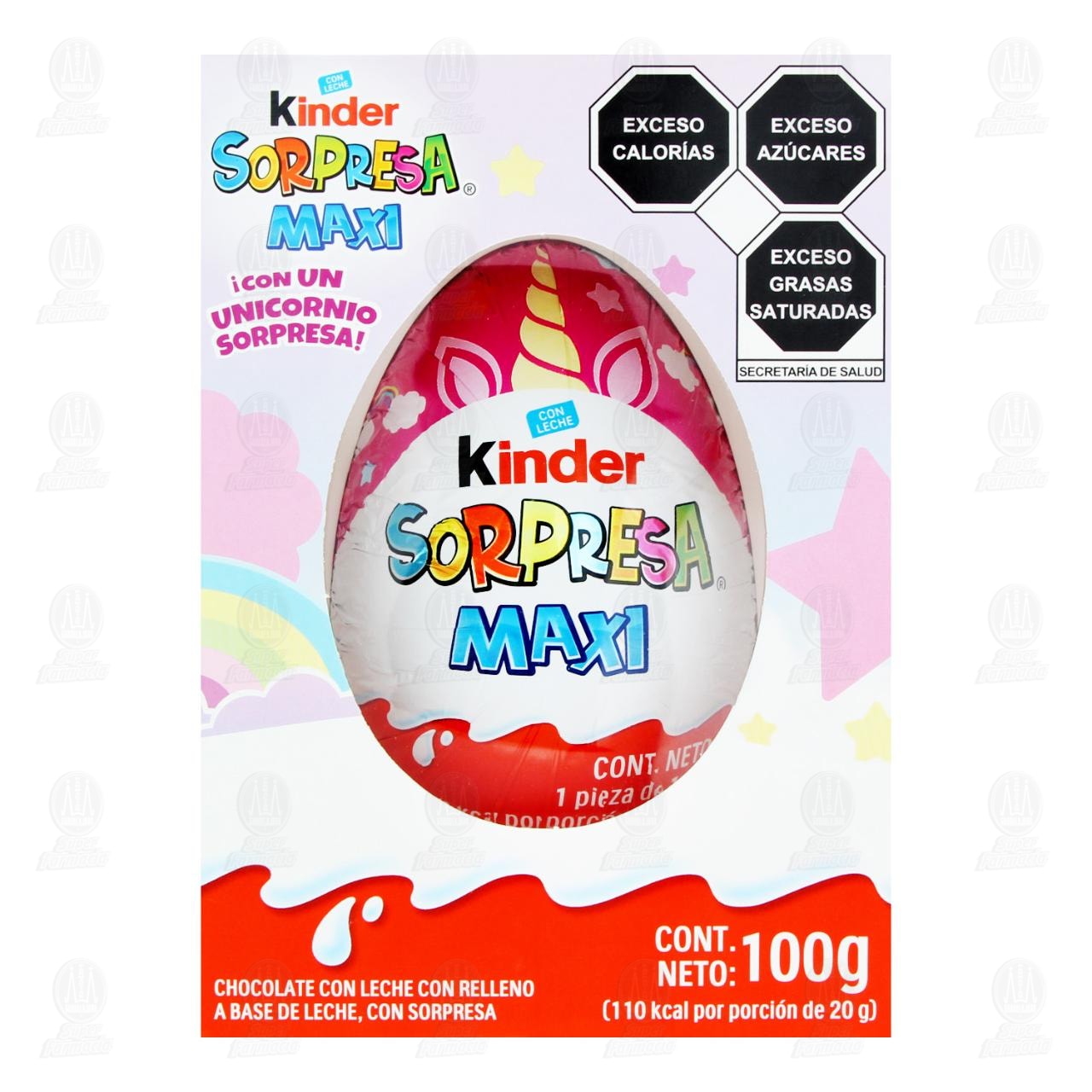 Huevo de Chocolate Kinder Sorpresa Maxi Huevo con Sorpresa, 100 gr. image number 1