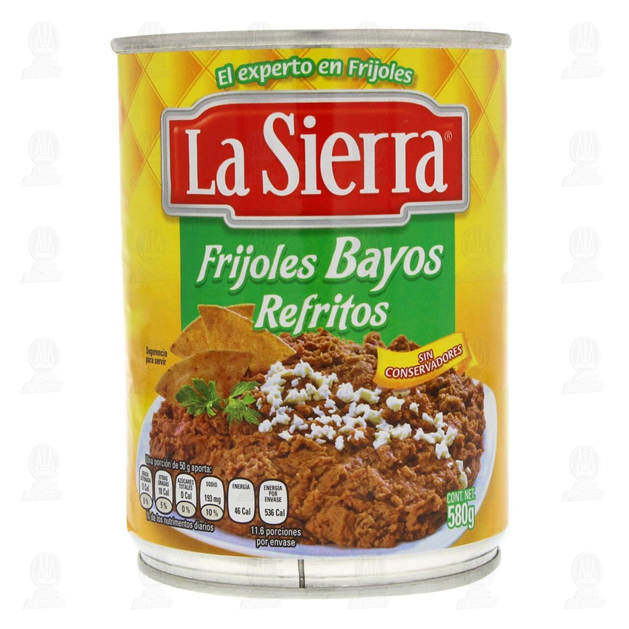 Frijoles La Sierra Bayos Refritos, 580 gr. image number 1
