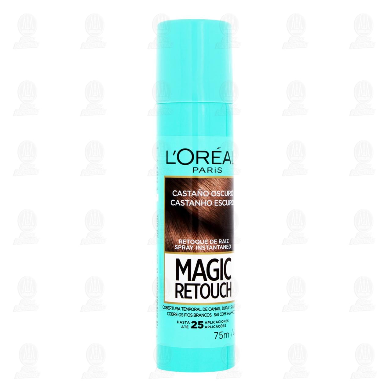 Retoque de Ra&iacute;z L'Or&eacute;al Paris Magic Retouch Casta&ntilde;o Oscuro, 75 ml. image number 0