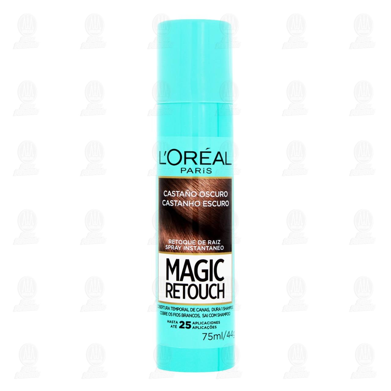 Retoque de Ra&iacute;z L'Or&eacute;al Paris Magic Retouch Casta&ntilde;o Oscuro, 75 ml. image number 1
