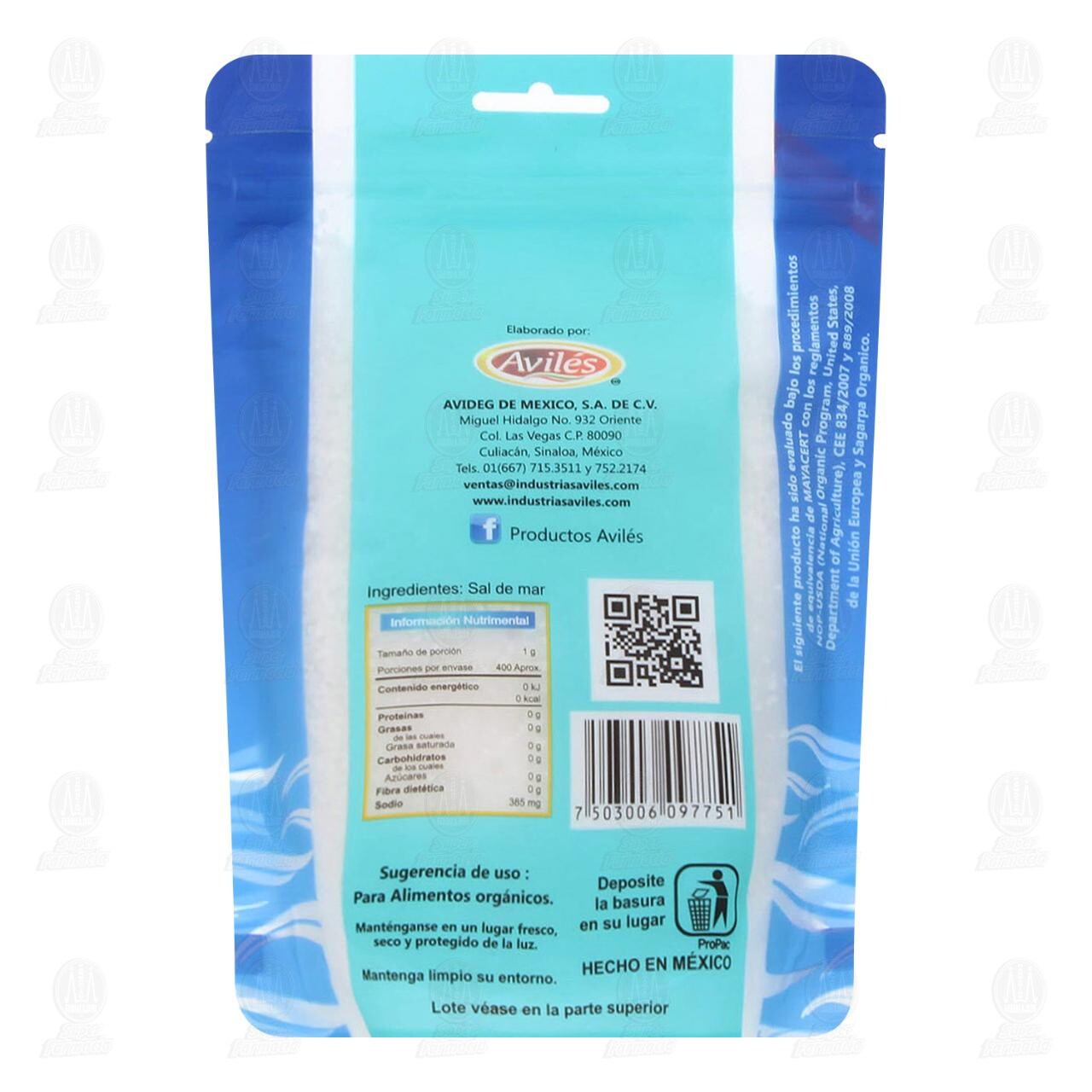 Sal Altamar de Grano, 400 gr. image number 1