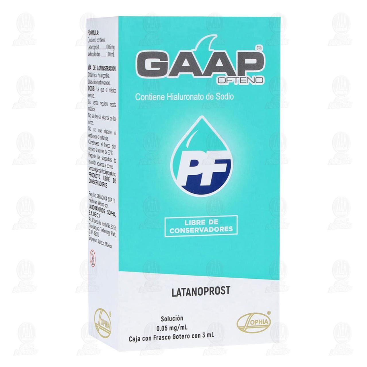 Gaap Ofteno PF 0.05mg/ml Soluci&oacute;n Gotas, 3 ml. image number 0