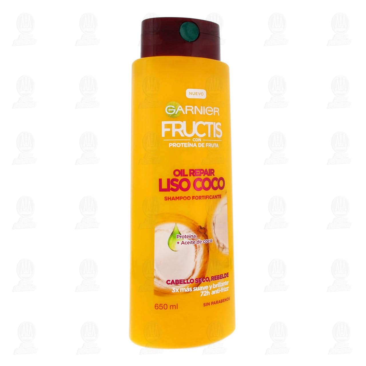 Shampoo Garnier Fructis Oil Repair Liso Coco, 650 ml.