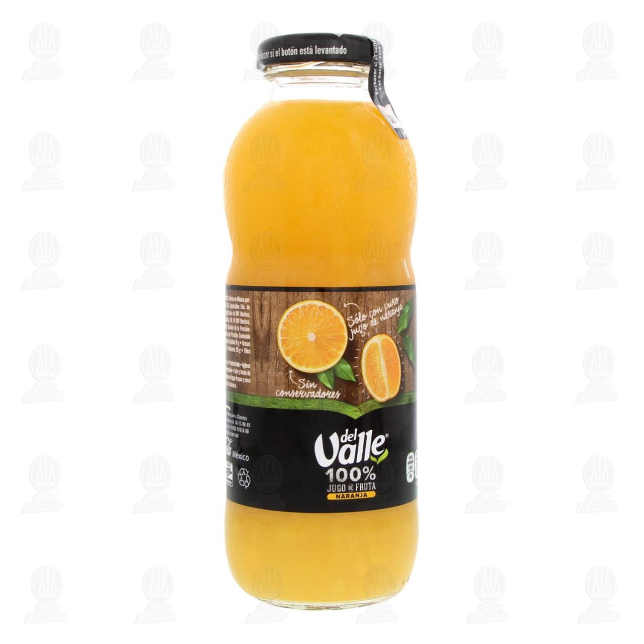Jugo del Valle 100% Jugo de Naranja, 413 ml.