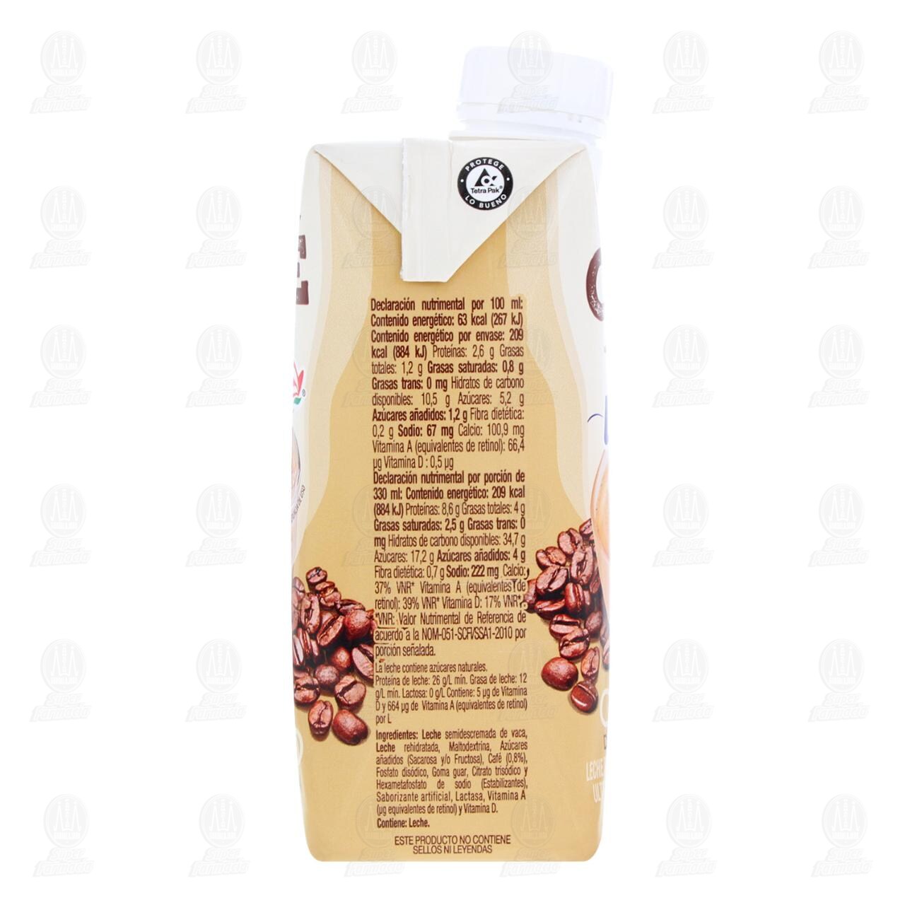 Café con Lala Clásico Deslactosado, 330 ml. image number 2