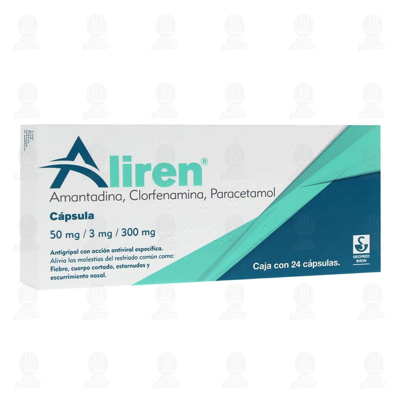 Aliren 50mg/3mg/300mg, 24 C&aacute;psulas. image number 0