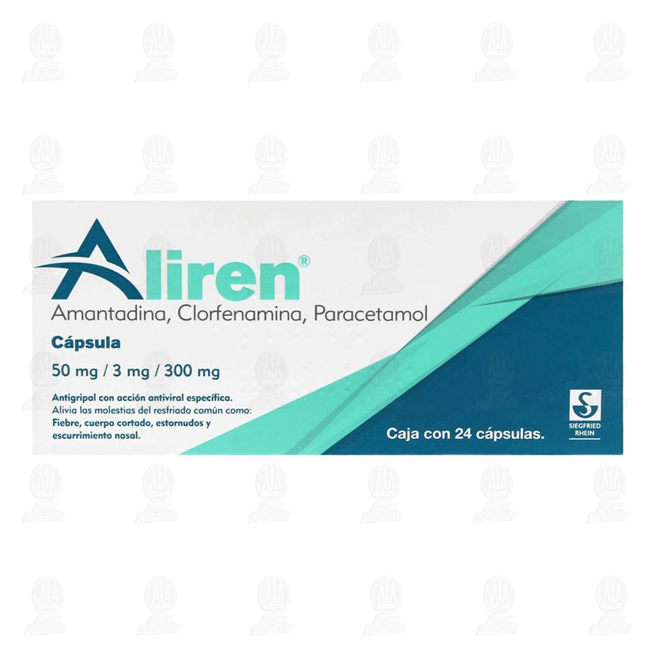 Aliren 50mg/3mg/300mg, 24 C&aacute;psulas. image number 1