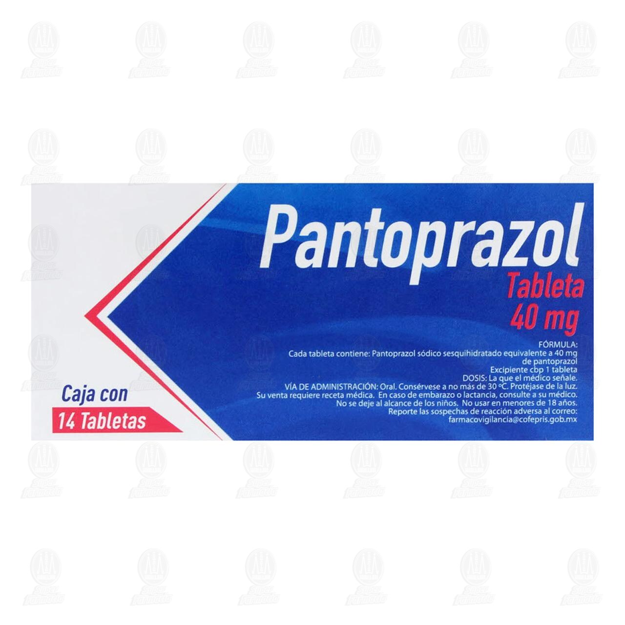 Pantoprazol 40 mg, 14 Tabletas Pharmalife. image number 2