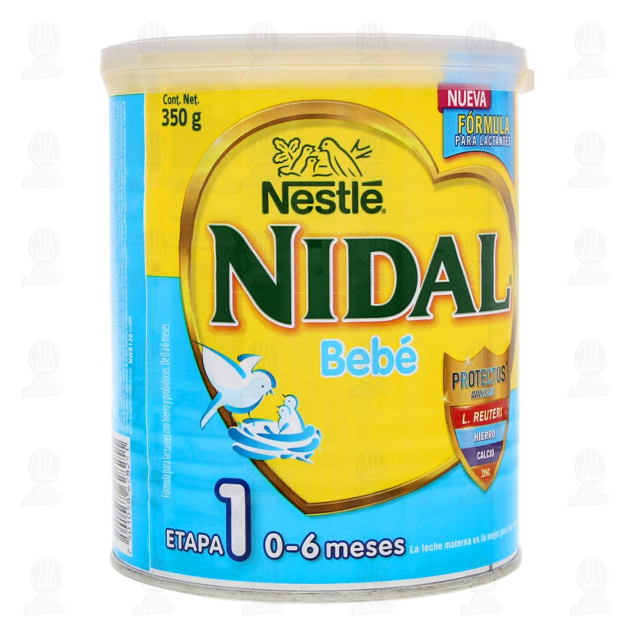 Formula Infantil Nestle Nidal Bebe 1 En Polvo Edad 0 6 Meses 350 Gr