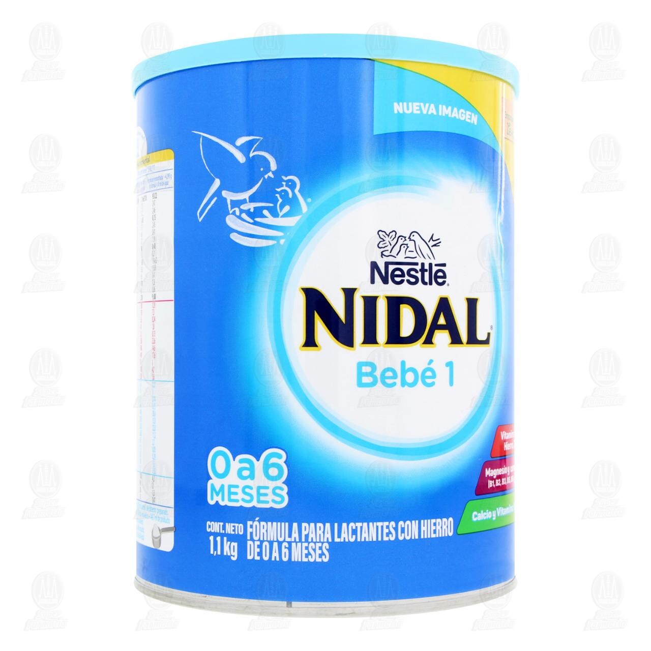 F&oacute;rmula Infantil Nidal 1, 1.1 kg. image number 0