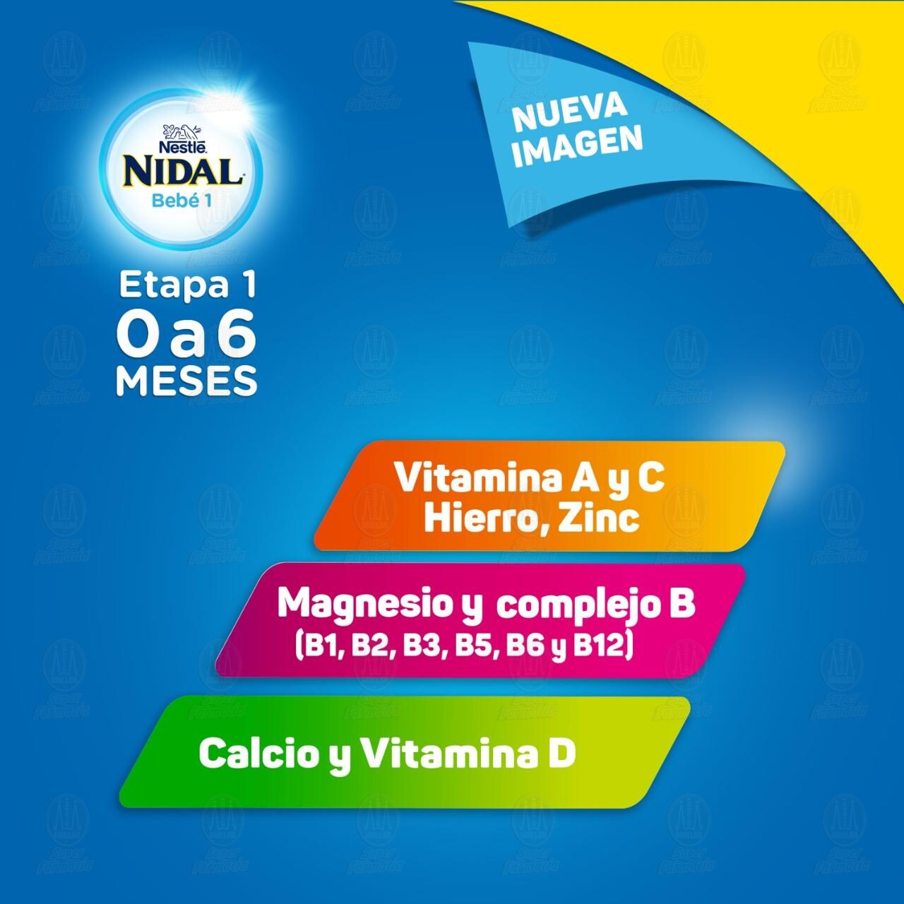 F&oacute;rmula Infantil Nidal 1, 1.1 kg. image number 2