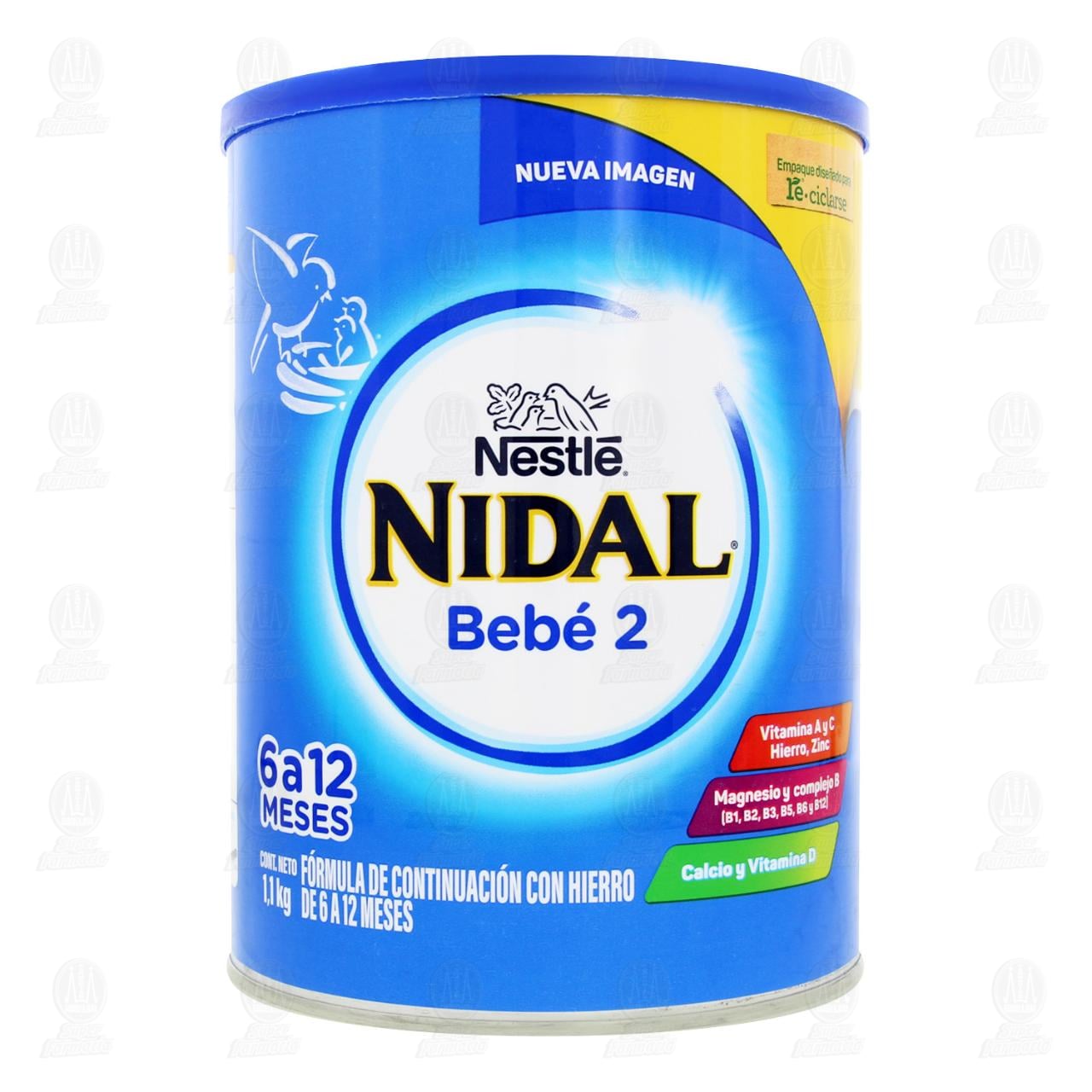 Formula Infantil Nestle Nidal Bebe 2 En Polvo Edad 6 12 Meses 1 1 Kg Formula Infantil Nestle Nidal Bebe 2 En Polvo Edad 6 12 Meses 1 1 Kg