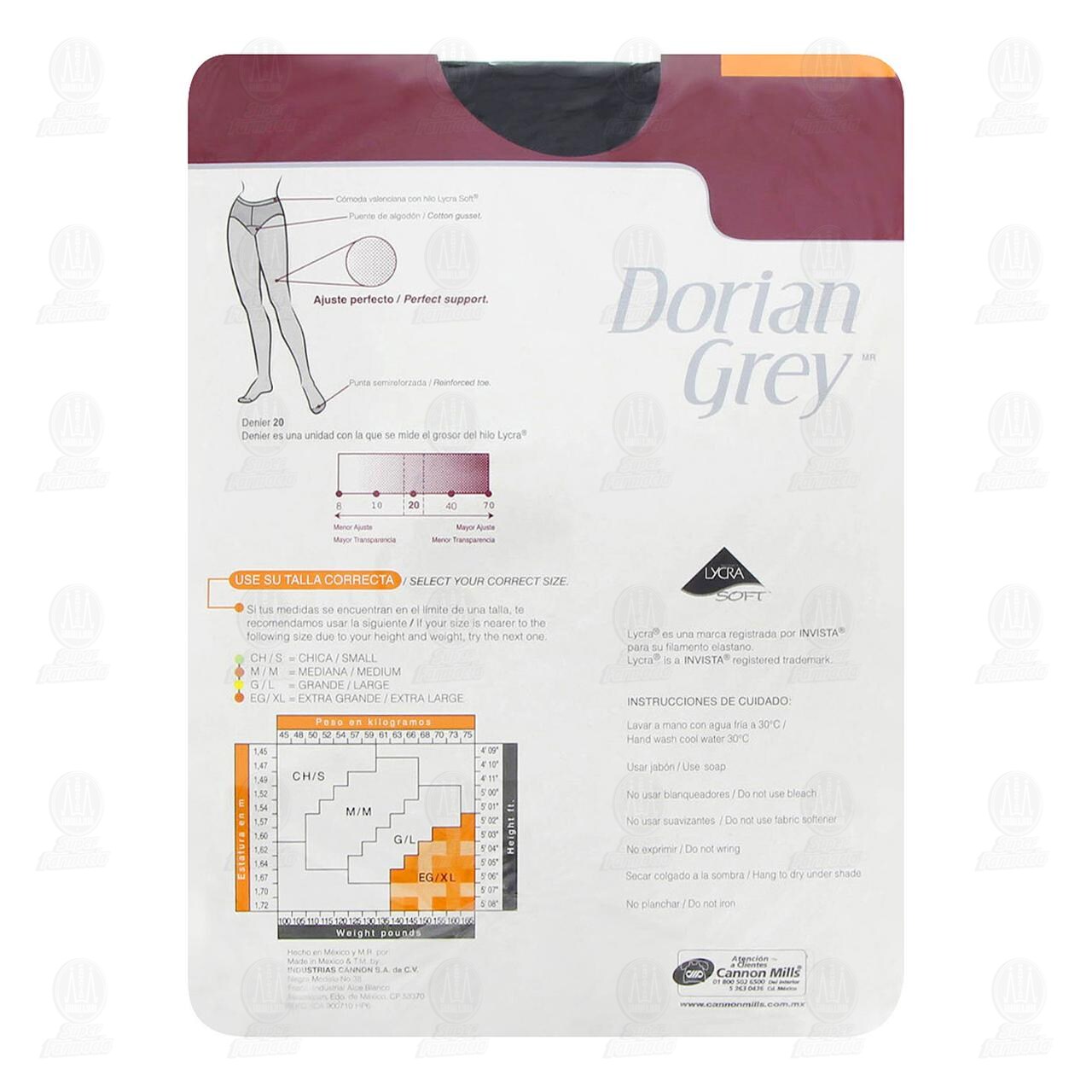 Pantimedia Dorian Grey Máxima Comodidad Negro EG, 1 pz. image number 1