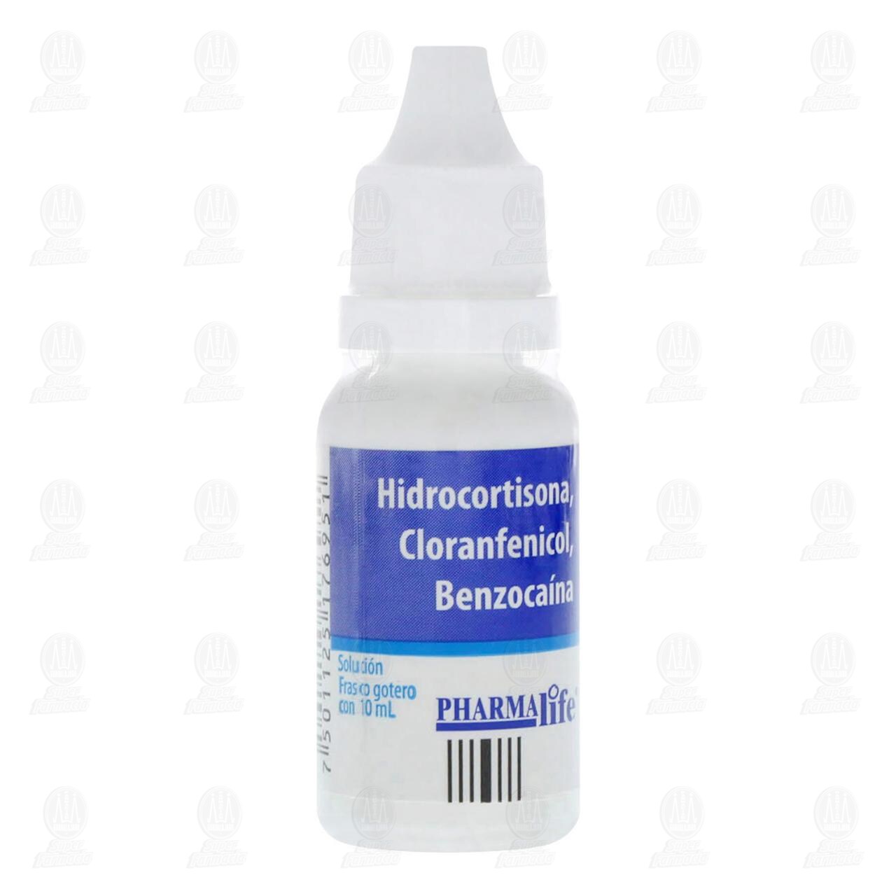 Hidrocortisona/Cloranfenicol/Benzoca&iacute;na, 10 ml Pharmalife. image number 0