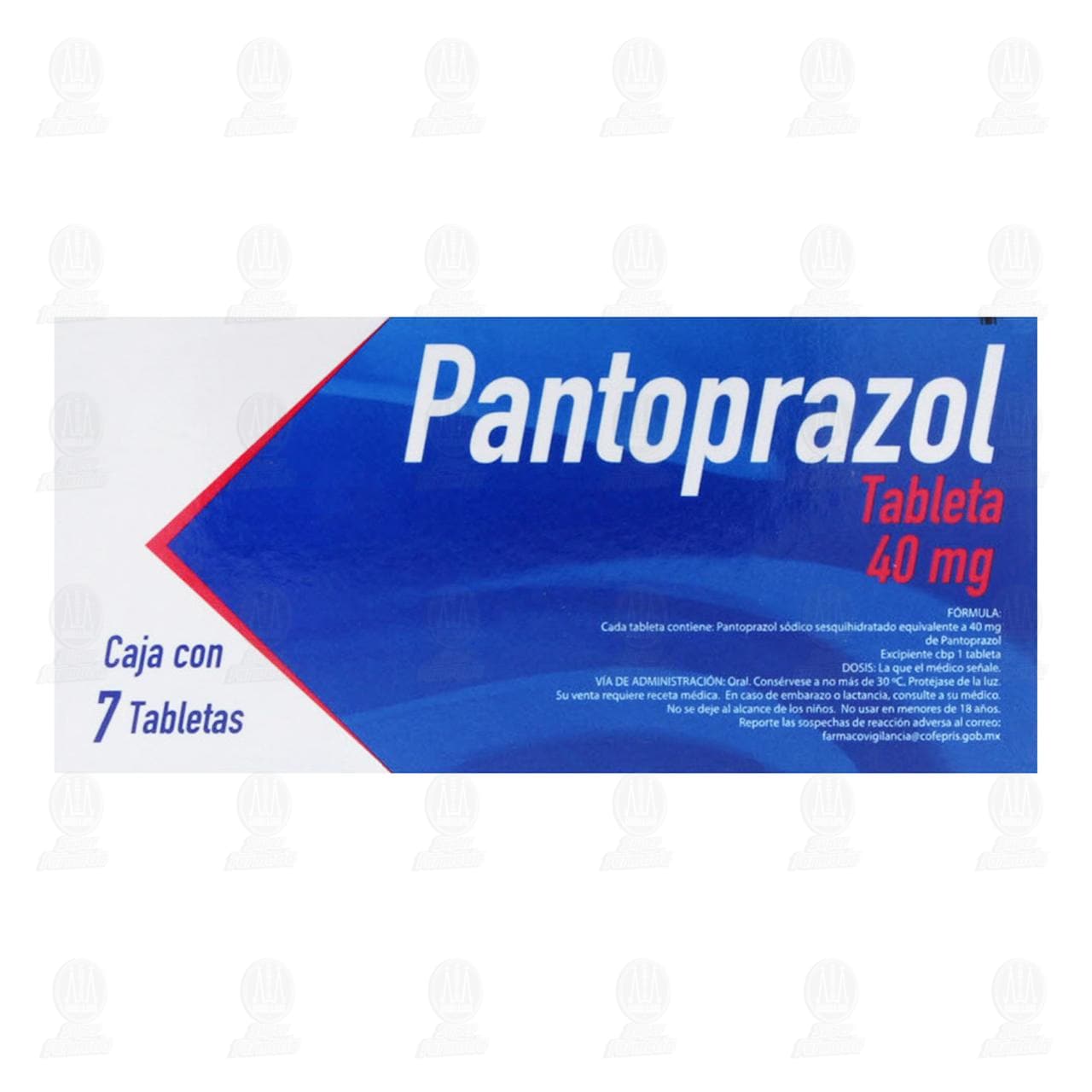 Pantoprazol 40 mg, 7 Tabletas Pharmalife. image number 2
