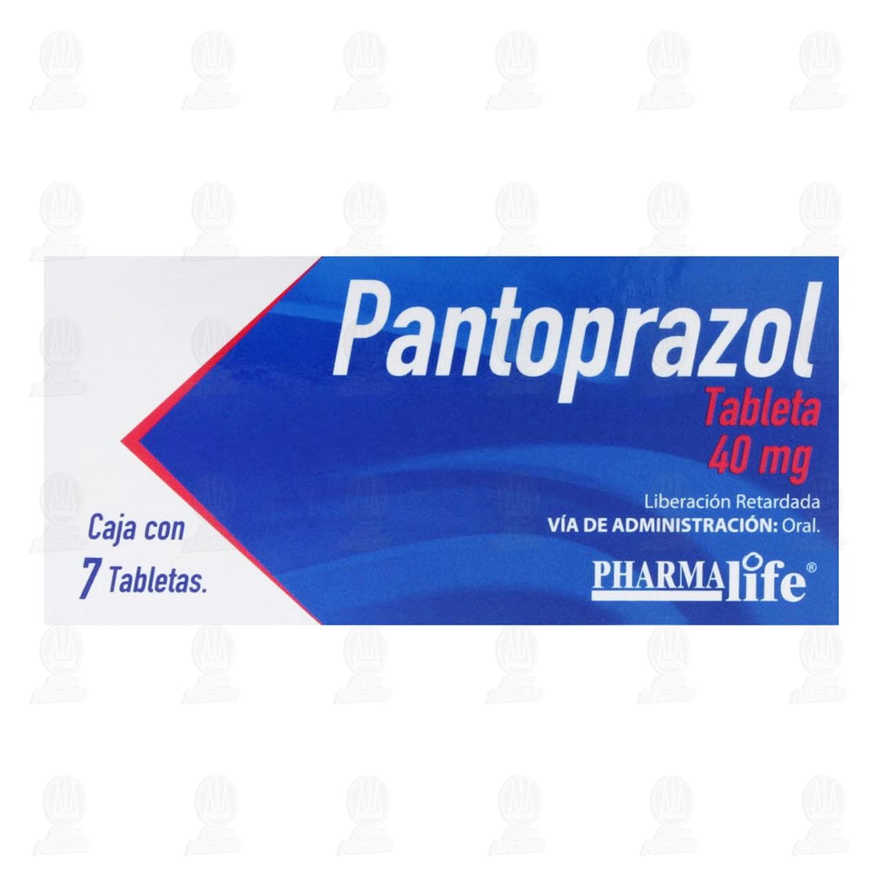 Pantoprazol 40 mg, 7 Tabletas Pharmalife. image number 1