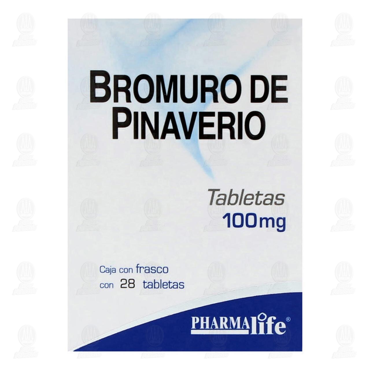 Bromuro de Pinaverio 100 mg, 28 Tabletas Pharmalife. image number 1