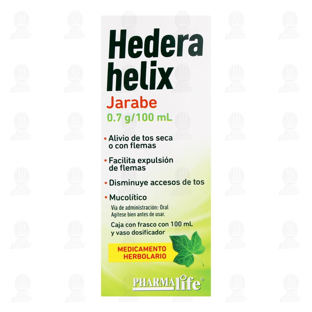 Hedera Helix 0.7gr/100ml Jarabe, 100 ml Pharmalife. image number 1