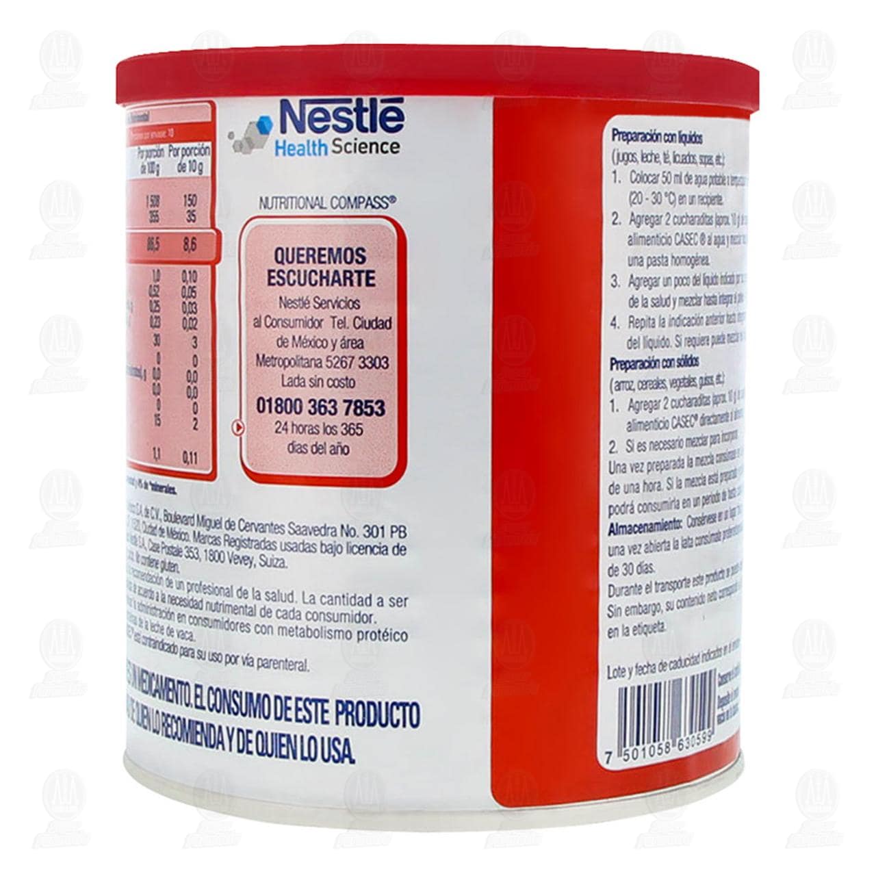 Suplemento Alimenticio Casec, 300 gr. image number 2