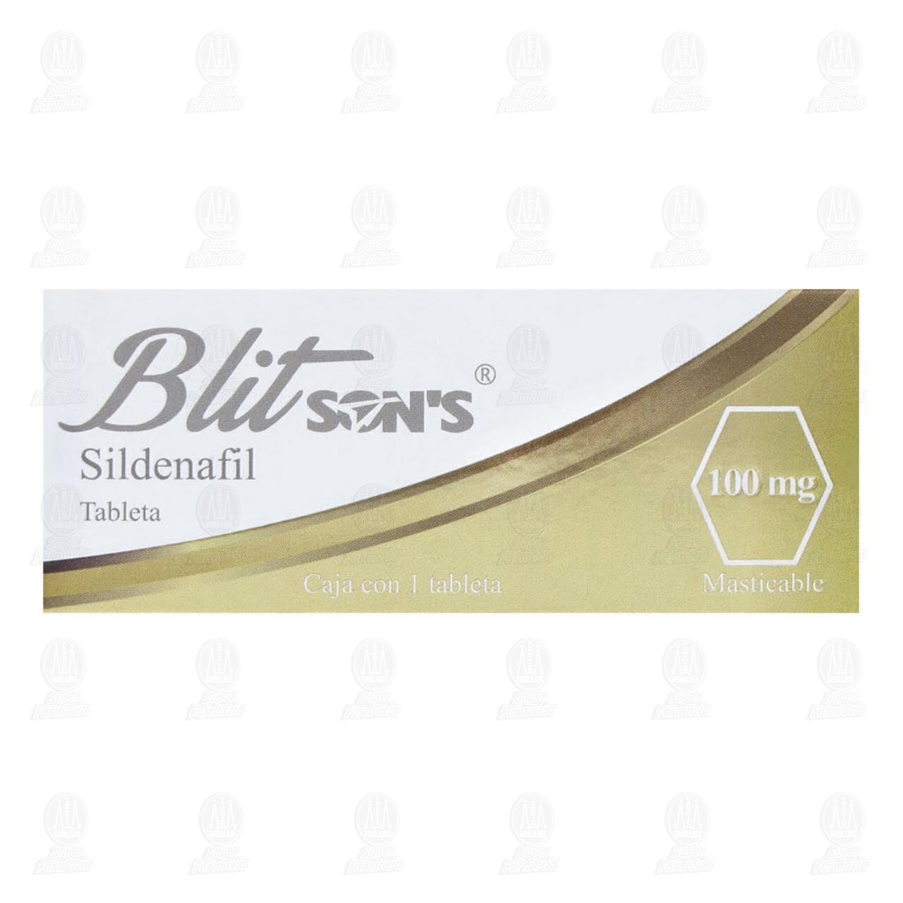 Blit Son's Masticable 100 mg, 1 Tableta. image number 1