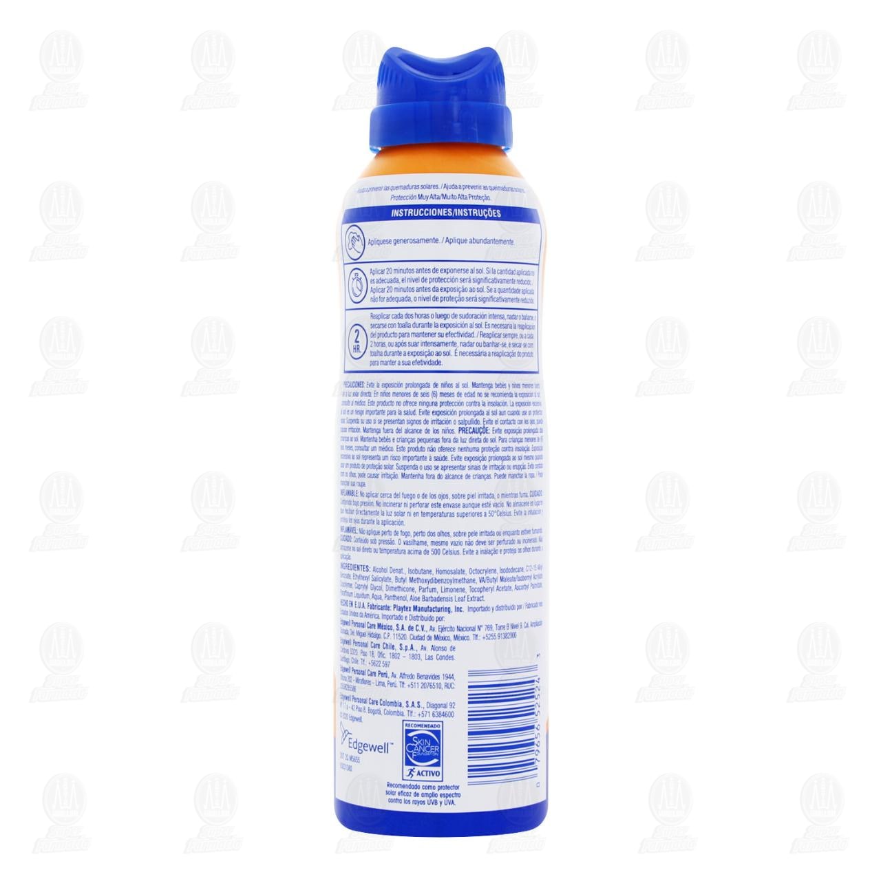 Protector Solar Banana Boat Dry Balance Sport en Spray Transparente FPS50+, 170 gr. image number 2