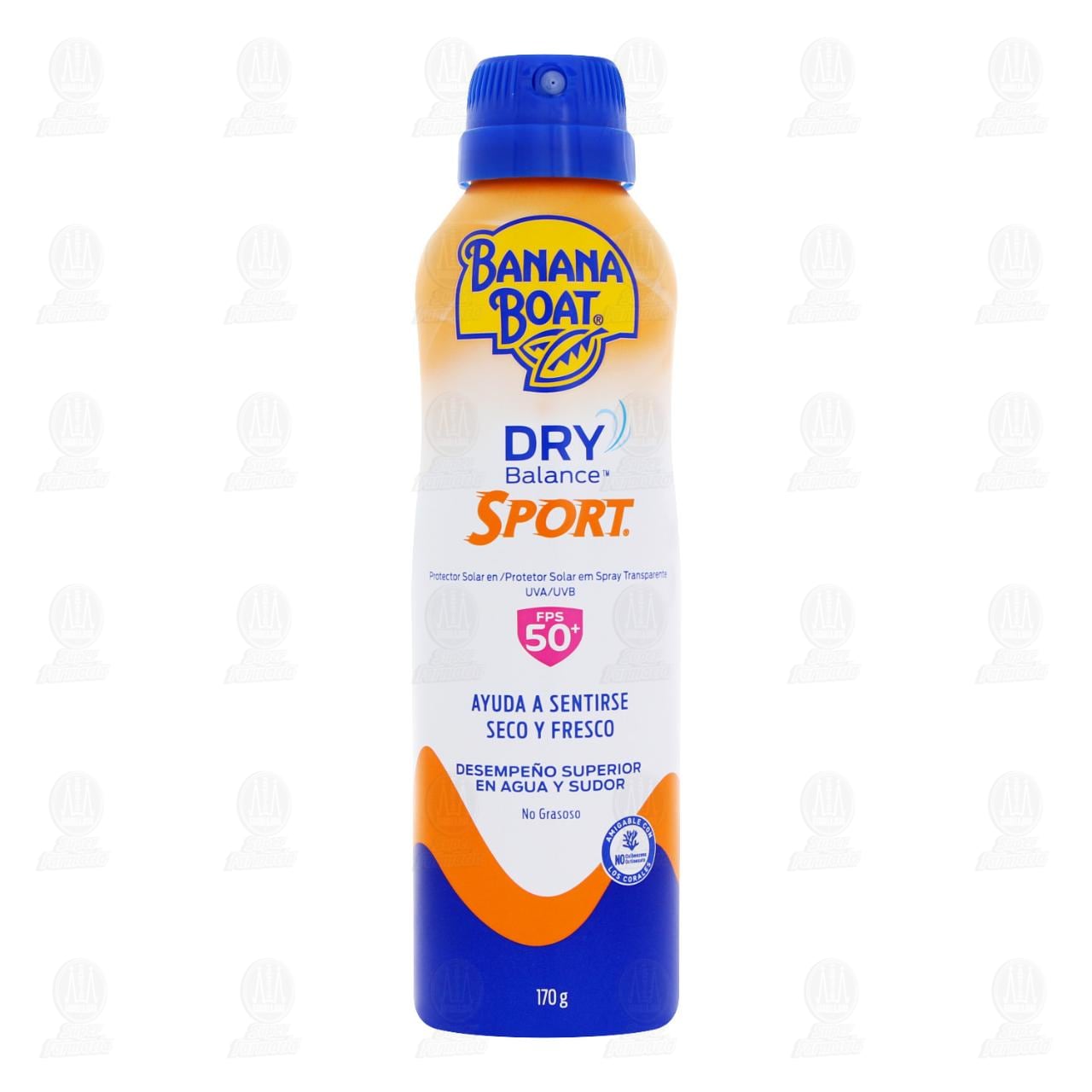 Protector Solar Banana Boat Dry Balance Sport en Spray Transparente FPS50+, 170 gr. image number 1