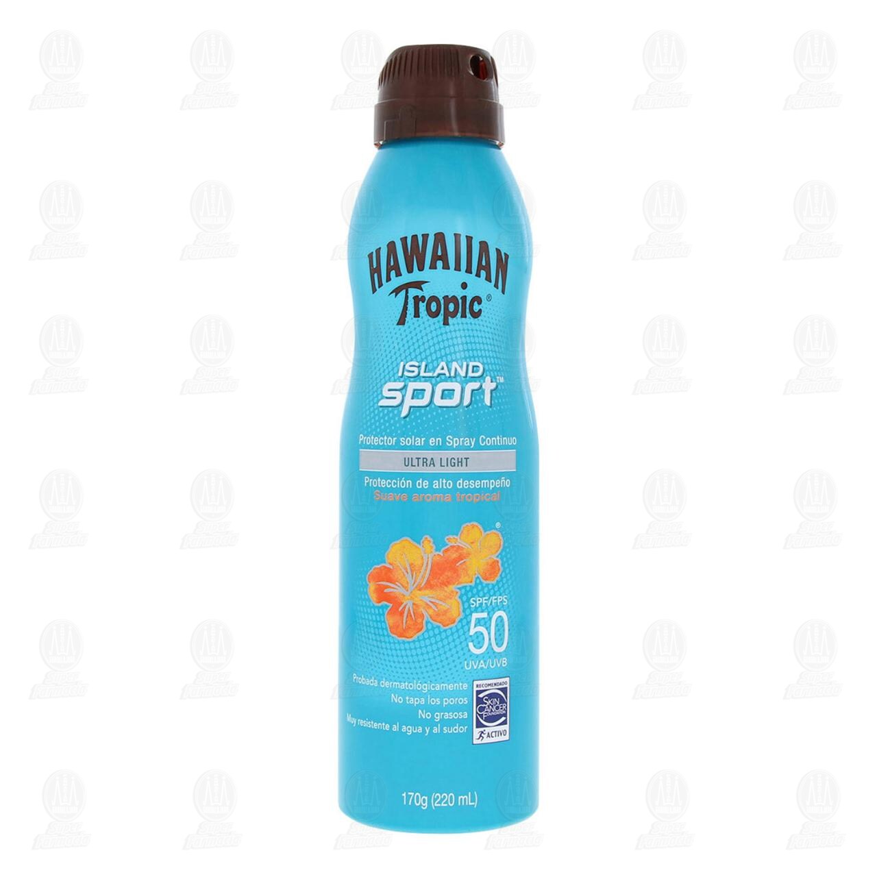 Protector Solar Hawaiian Tropic Island Sport en Spray FPS 50, 220 ml. image number 1