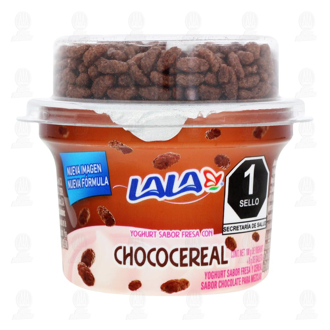 Yoghurt Lala Sabor Fresa con Cereal, 108 gr. image number 1