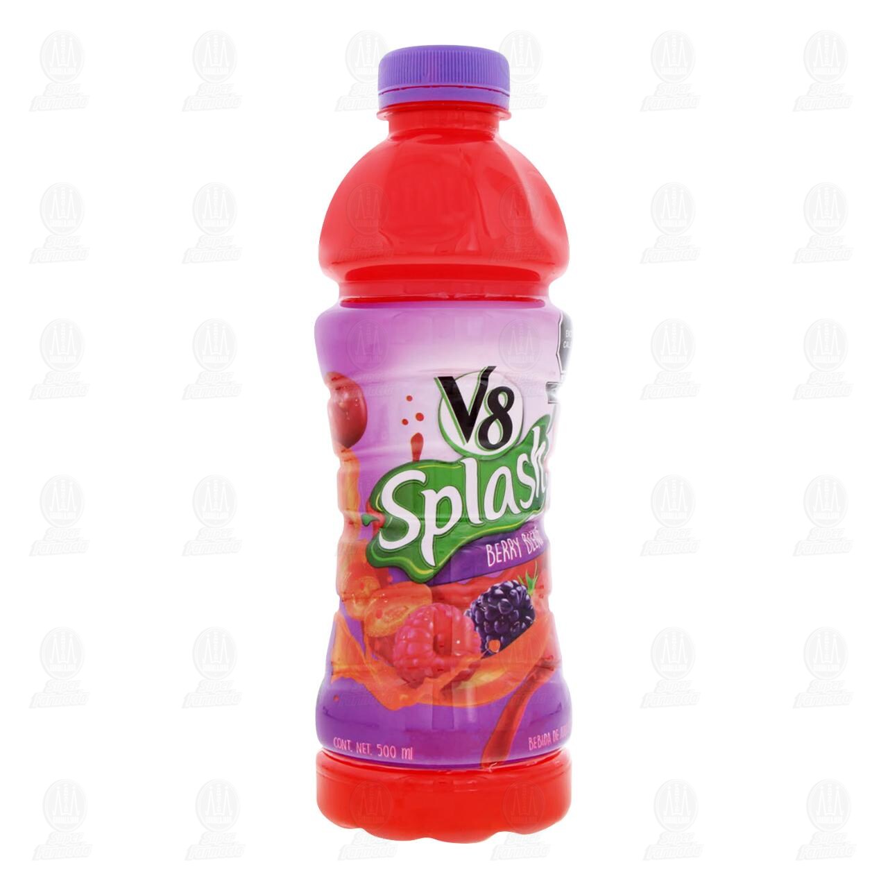 Jugo V8 Splash Berry Blend, 500 ml. image number 0