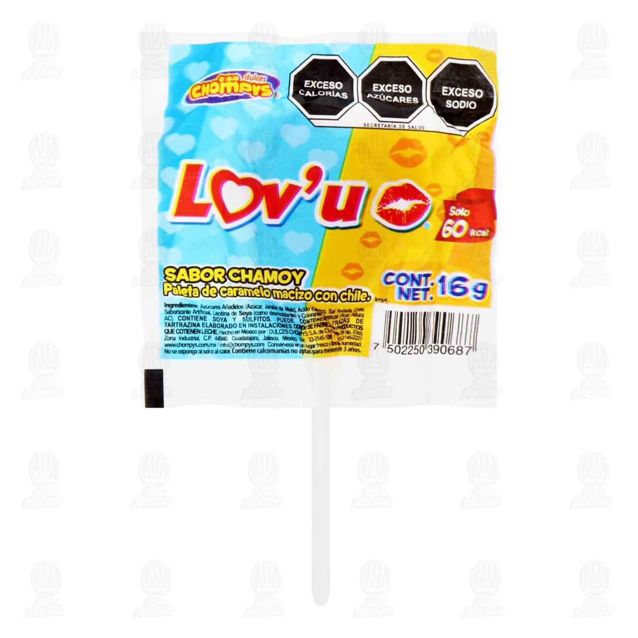 Paleta Lov'u de Caramelo, 16 gr. image number 0