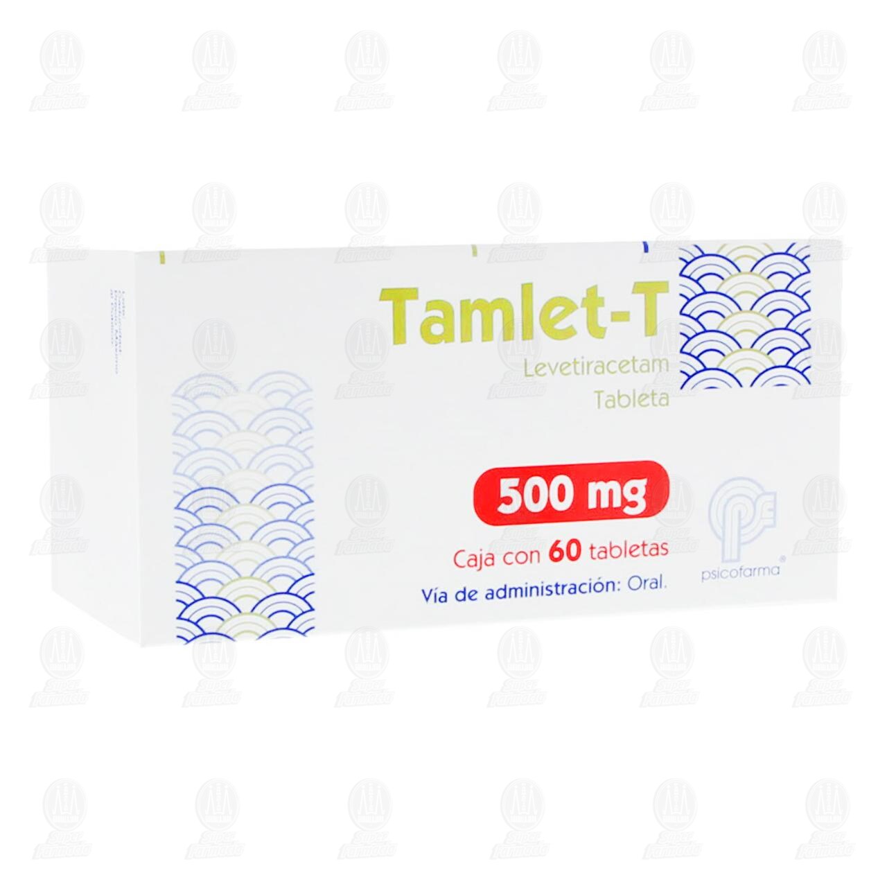 Tamlet-T 500 mg, 60 Tabletas. image number 0