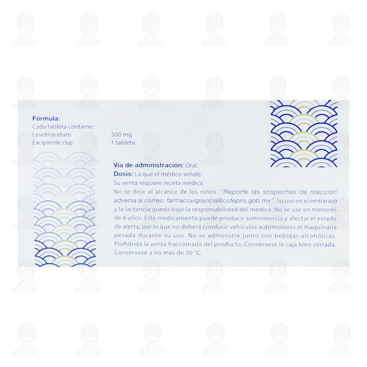 Tamlet-T 500 mg, 60 Tabletas. image number 2